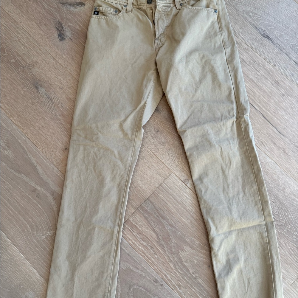 AG Adriano Goldschmied Men's Khaki Chinos